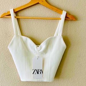 BLOGGER'S FAVE! Zara Corset white